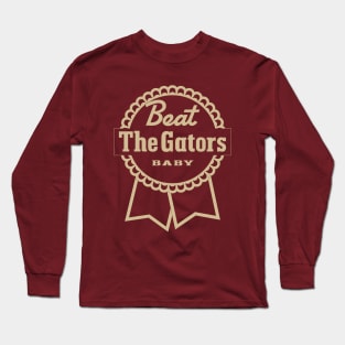 Beat The Gators gameday rivalry (gold) Long Sleeve T-Shirt